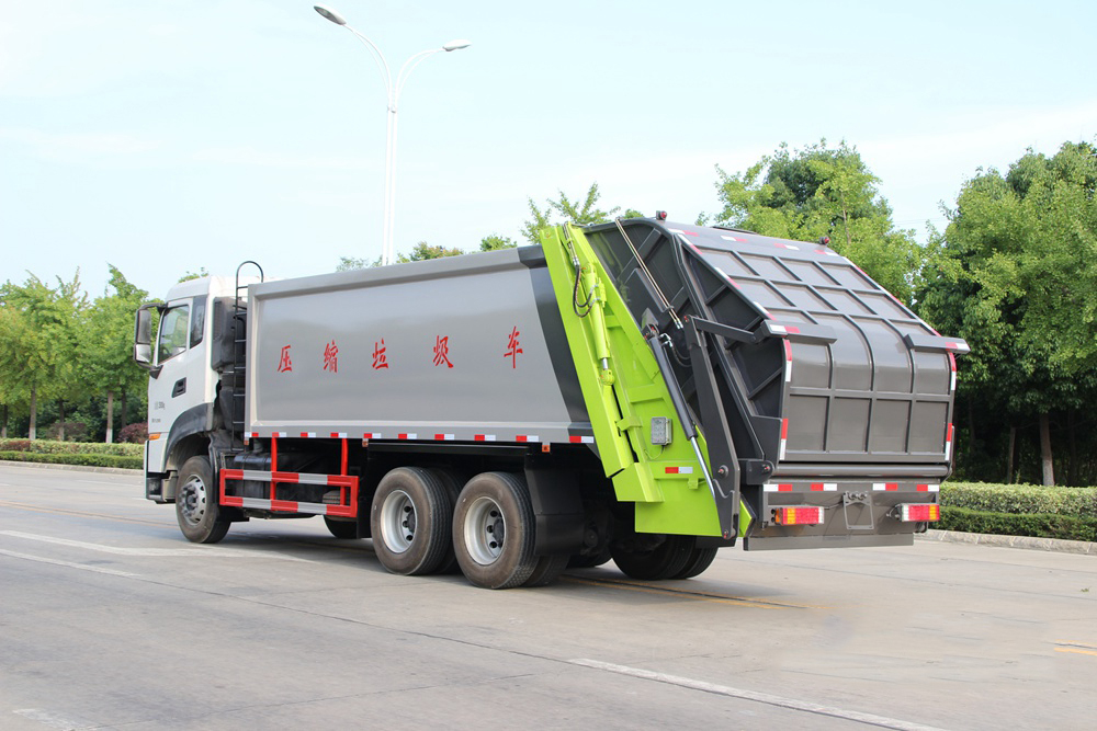 國(guó)六18立方東風(fēng)天龍后雙橋 壓縮垃圾車(chē)